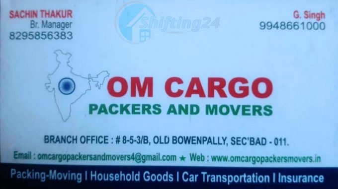 Om Cargo Packers And Movers In Hyderabad